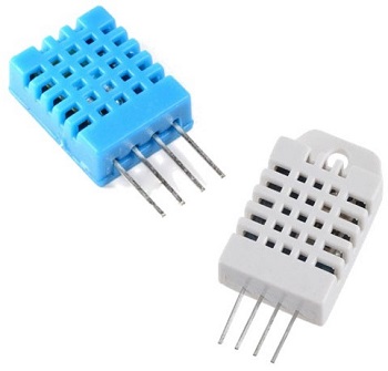 DHT11 and DHT22 Temperature and Humidity Sensors with the Arduino
