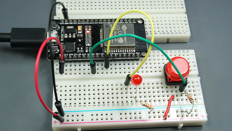 ESP32 Input Output Button Not Pressed Arduino IDE