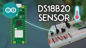 Raspberry Pi Pico DS18B20 Temperature Sensor Arduino IDE Single and Multiple