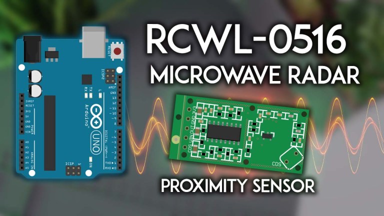 Arduino with RCWL-0516 Microwave Radar Proximity Sensor Detect Motion
