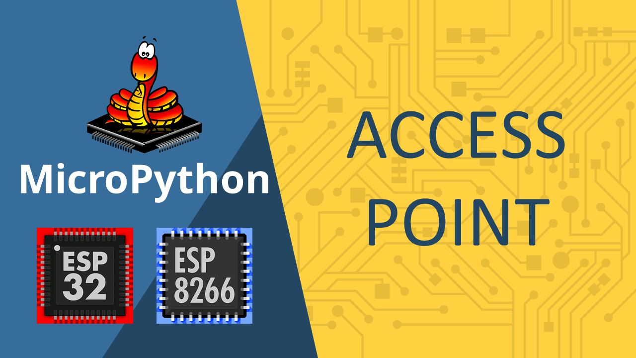 MicroPython: ESP32/ESP8266 Access Point AP